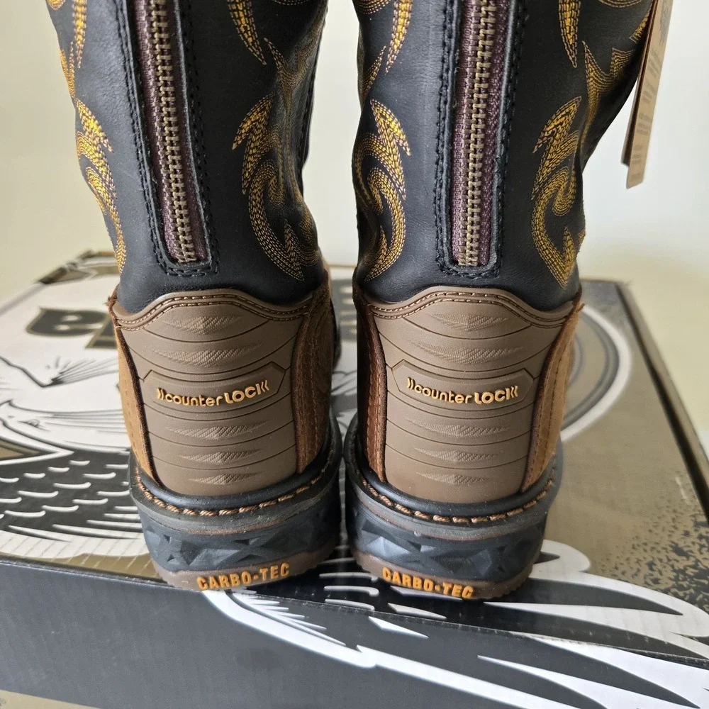 Georgia Boot Carbo-Tec LT Waterproof Pull-On Work Boot 12‎ W GB00266 Boots